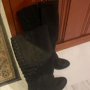 Fergalicious Black Over the Knee Boots